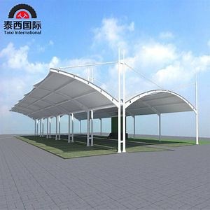 [Hot Item] Metal Parking Shed Awnings Canopy Prefabricated Steel Structure Industrial Car Parking