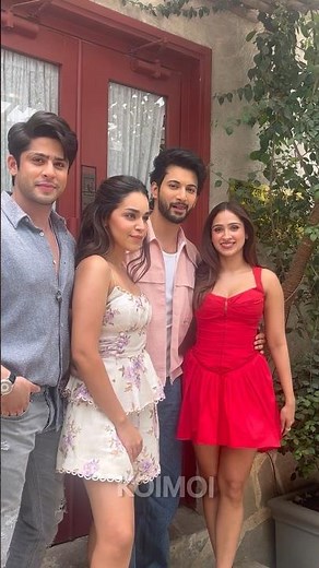 The Ishq Vishq Rebound cast spotted for promotion! ❤️🤩 #rohitsaraf #pashminaroshan #koimoi