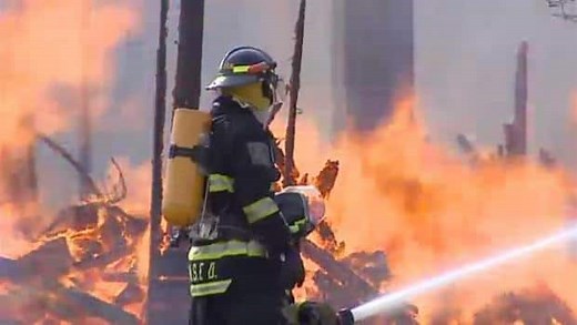 Ruthless fire batters Stanhope resort