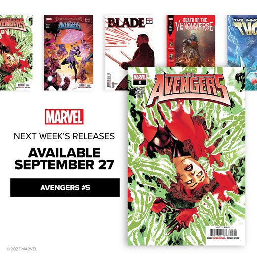 2K views · 263 reactions | New #MarvelComics arrive on shelves next Wednesday!  Find a shop at comicshoplocator.com and read more comics on the Marvel Unlimited app. | Marvel | Facebook