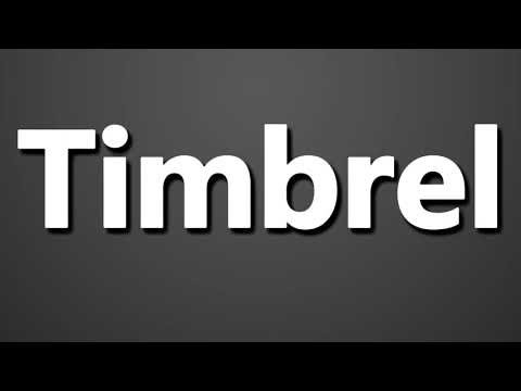 How to Pronounce Timbrel