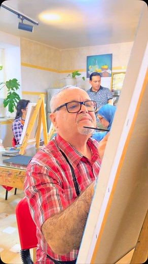 Club Séniors 👍✌️💪👏 🏅🎨✏️🖍🖌🖼 😊🆗✅ ❤️🧡💛💚💙💜 #dessin #art #peinture #painting #dessins | Ayoub Zeramdini