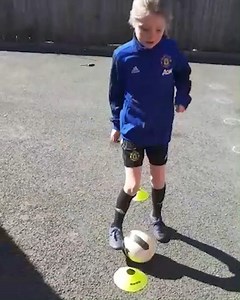 2.2K views · 566 reactions | #MUWomen fans – Mylee from our RTC girls' U10s has a challenge for you!   Manchester United Foundation | Manchester United Women | Facebook