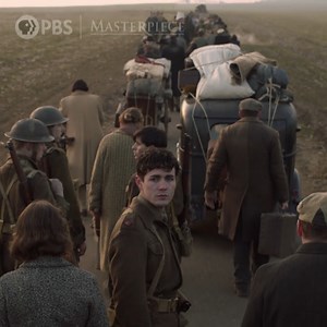 9.7K views · 277 reactions | World on Fire, starring Jonah Hauer-King and Lesley Manville, returns Oct 15 at 9/8c on MASTERPIECE | PBS. Catch up on season one, now streaming on the PBS App! | PBS | Facebook