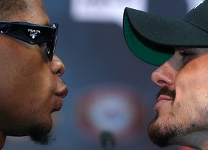 Photos: Devin Haney, George Kambosos - Tense Face To Face at Rematch Presser