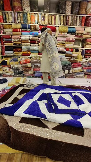 silk bedsheet duabal bed 3 pcs #bedsheets #waziristan_bedsheet #trending #foryou #swat