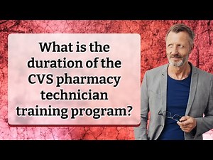 What is the duration of the CVS pharmacy technician training program?