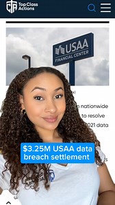 USAA customers! 🔗 in bio to claim your share. 💰 #USAA #ClassActionSettlement #SettlementMoney #Consumer #DataBreach | Top Class Actions