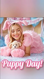 I Became a Pink Puppy for National Puppy Day! 🐶💖 #SissyStyle #PuppyDayGlowUp