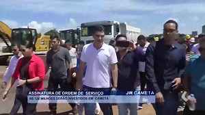GOVERNADOR DO PARÁ ASSINA ORDEM DE SERVIÇO COM INVESTIMENTO DE MAIS DE R$120 MILHÕES DE REAIS SERÃO INVESTIDOS EM OBRAS EM CAMETÁ. | Tv Cametá