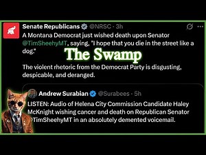 Democrat Candidate Wishes Cancer & Death on Republican US Senator - More Happening