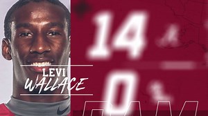 PICK SIX! Levi Wallace snags the ball out of the air and races 35 yards for the score #OutworkYesterday #MISSvsBAMA #RollTide | Alabama Football