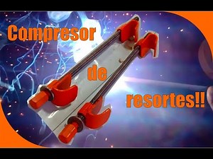 Como hacer compresor de resortes para autos.