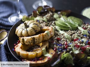 Citrouille à la noix et au quinoa : découvrez les recettes de cuisine de Femme Actuelle Le MAG
