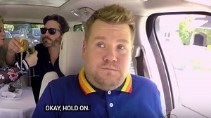 Corden kom Kelly Clarkson á óvart á rúntinum - Vísir