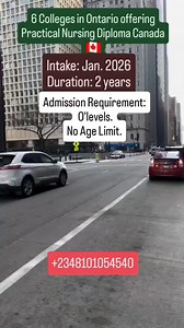 255K views · 639 reactions | 6 Colleges in Ontario offering Practical Nursing Diploma Intake: Jan. 2026 Duration: 2 years Admission Requirement: O'levels No Age Limit. Interested? Send us a DM #rmitsscholarship #Scholarship2026 #studyinaustralia #fullyfunded #gradschool #StudyAbroad #studyincanada | Collins Dwight - Transformational Coach | Facebook