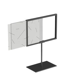 [Hot Item] Replaceable Metal Poster Business Card Display Stand Rack