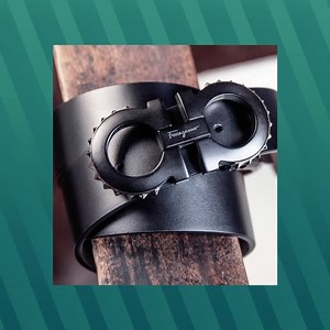 The classic Gancini adjustable belt is updated with a touch of rock. From the Pre-Autumn 18 collection, the enriched belt buckle for men. #FerragamoAW18 #belt Discover more: ferragamo.site/PreAutumn18StuddedGanciniBelt | FERRAGAMO