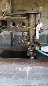 granite polishing process #granite #polish #homeconstructionideas #homemade #worktime | Toscana Marbles