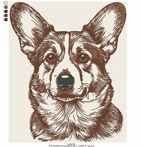 Corgi Embroidery Design Digital Download Machine Embroidery File Dog Pattern Puppy Embroidery Pet Gift Animal Art Craft Decor - Etsy Canada