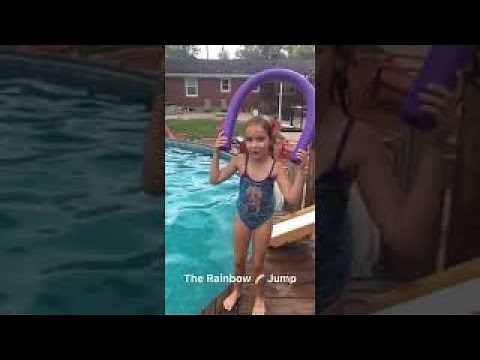 502 Kids Demonstrate Pool Jumps