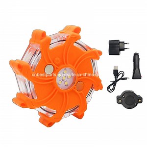 [Hot Item] LED Traffic Strobe 9 Flash Way Road Safety Flares Car Emergency Warning Lights