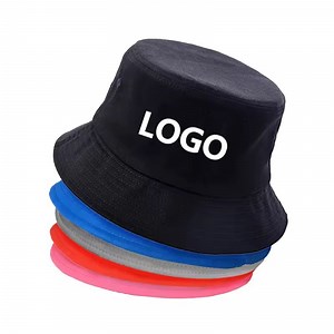 [Hot Item] Wholesale Customized Cotton Fashion Unisex Polyester Fisherman Sun Protection Cap Summer Beach Fishing Snapback Baseball Women's Men's Outdoor Bucket Hats