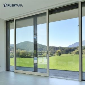 [Hot Item] Wholesale Modern Design 96X80 Double Glass Balcony Patio Soundproof Aluminum Sliding Exterior Patio Door