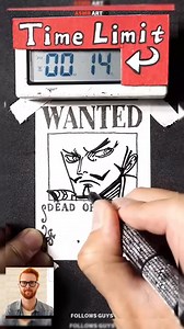 How to Draw MIHAWK in 55 Seconds #reels | Waoww Asmr Art ID