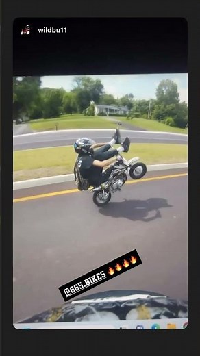 Wheelies on the crf 50🤘