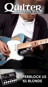 Short sample of the Blonde voicing on the SuperBlock US. Thanks to Jay Leonard Juatco Music https://www.quilterlabs.com/collections/heads/products/superblock-us #quilterlabs #superblock #guitarist #guitarplayer #blonde #analog #direct #amplifier | Quilter Labs