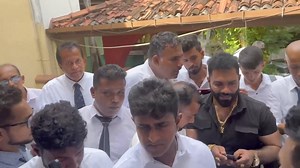 At the gem class. Priyan manik. | Priyan Pushpakumara