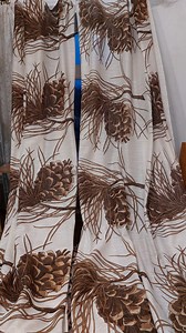 Pair of Vintage Large Curtains, Vintage Night Curtains, Vintage Curtain Panels , Room Curtains , Large Cones Printed Curtains (A12) - Etsy