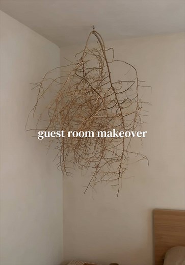 Guest Room Makeover: Floors, Baseboards & Tumbleweed Decor