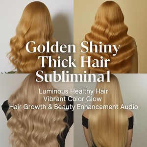Golden Shiny Thick Hair Subliminal | Luminous Healthy Hair | Vibrant Colour Glow | Hair Growth & Beauty Enhancement Audio - Etsy Canada