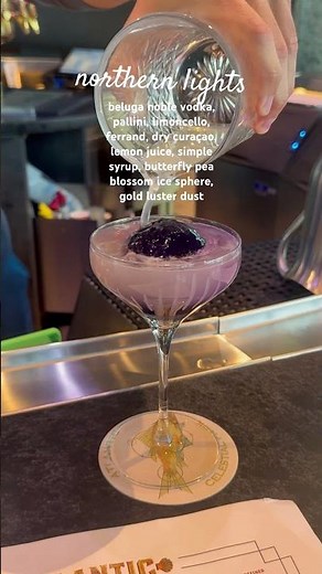 northern lights drink at epic universe!🍸🍾👀 #epicuniverse #epicuniverseorlando #universalstudios