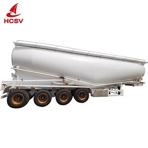 [Hot Item] V Type 4axle Semi-Trailer Tanker Bulk Cement Carrier Cement Bulker Semi Truck Trailer