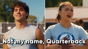 What's The 'Not My Name, Quarterback' Meme? The 'Nice Catch, Cheer' Scene In The 'Sidelined' Movie Explained