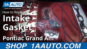How to Replace Intake Manifold Gasket 1999-2003 Pontiac Grand Am PART 2