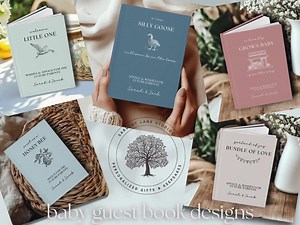 Baby Shower Guest Book, Stork Delivery Theme Album, Sign in Book Gift for New Mom, Baby Shower Decor, Gender Reveal, Polaroid Photo Journal - Etsy