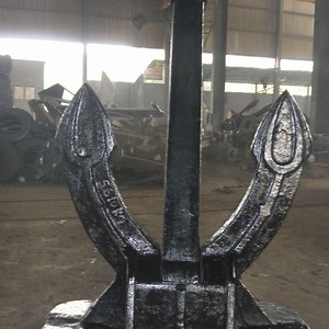 [Hot Item] Cast Steel Black Painting JIS/Hall/Spek/Hhp Stockless Anchor for Vessel/Marine/Buoy/Mooring Systems/Oil Gas/Offshore with Dnv/ ABS/ BV/Lr/CCS Cert