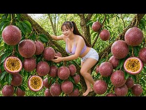 FULL VIDEO Harvesting Passion Fruits And Selling At The Local Market 🍈🌿