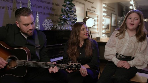 "All is Calm, all is bright..." ✨ Hillary Scott and her family gave us a glimpse into their holiday spirit backstage ahead of their performance on Opry Country Christmas, and it was absolutely special. | Grand Ole Opry