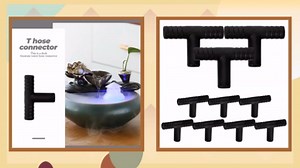 OUNONA 10pcs Desk Fountain Connectors Small Outdoor Fountain Water Hose Adapter Diy Garden Pump Splitter