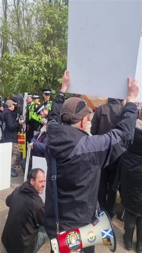 4.6K views · 404 reactions | The puppy killer shit shovellers getting a police escort | Camp Beagle | Facebook