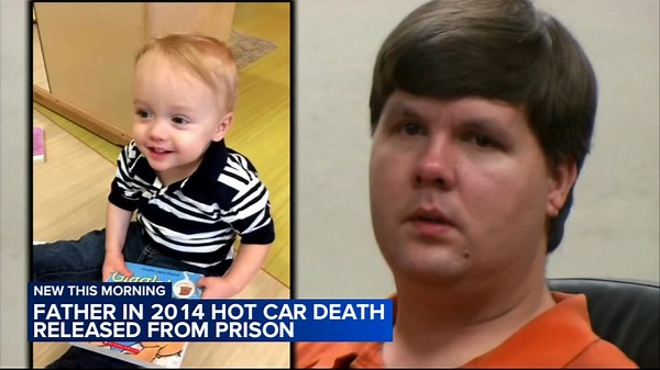 Justin Ross Harris released from prison 10 years after his toddler died in hot car
