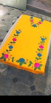 Painting on Dress | Hand-Painted Fashion Art | DIY Fabric Painting Ideas ‪@AngelSaniArtwork‬