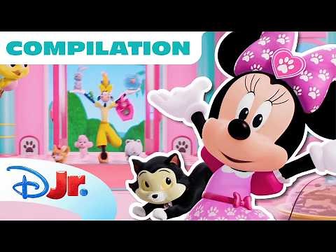 Minnie's Bow-Toons Pet Hotel Mega Compilation! 🎀✨ | 57 Minutes | ‪@disneyjr‬