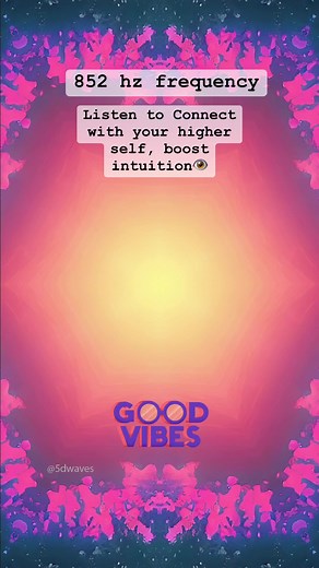 5.4K views · 292 reactions | 852 Hz Frequency To Connect with your highest self! 鱗 Listen for a ‘brain floss’❤️ #852hz #5dwaves #meditationmusic #solfeggiofrequency #852hzfrequency #mentalhealth #visualartwork #higherself #higherconsciousness #spiritualgrowth | 5D Waves | Facebook