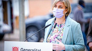 Comparecencia de Alba Vergés para anunciar nuevas restricciones en Cataluña, streaming en directo